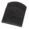 Col. Littleton Front Pocket Wallet Black Leather - MENS ACCESSORIES - Castaway Nantucket Island