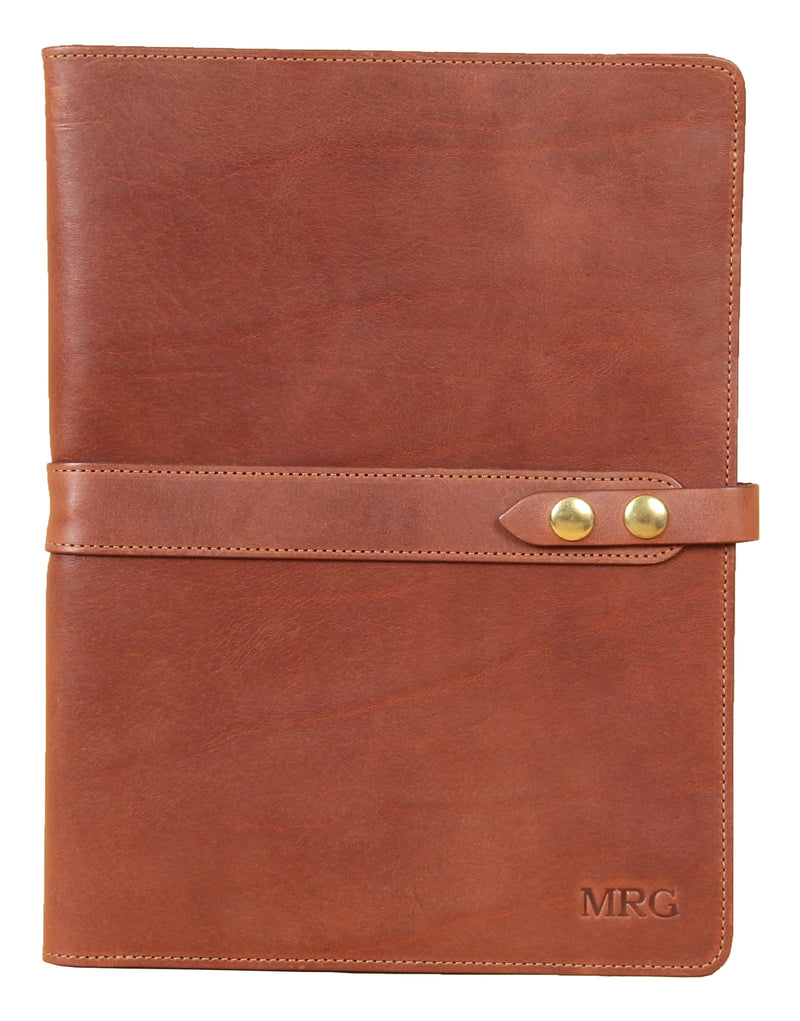 Col. Littleton No. 18 Leather Portfolio - MENS ACCESSORIES - Castaway Nantucket Island