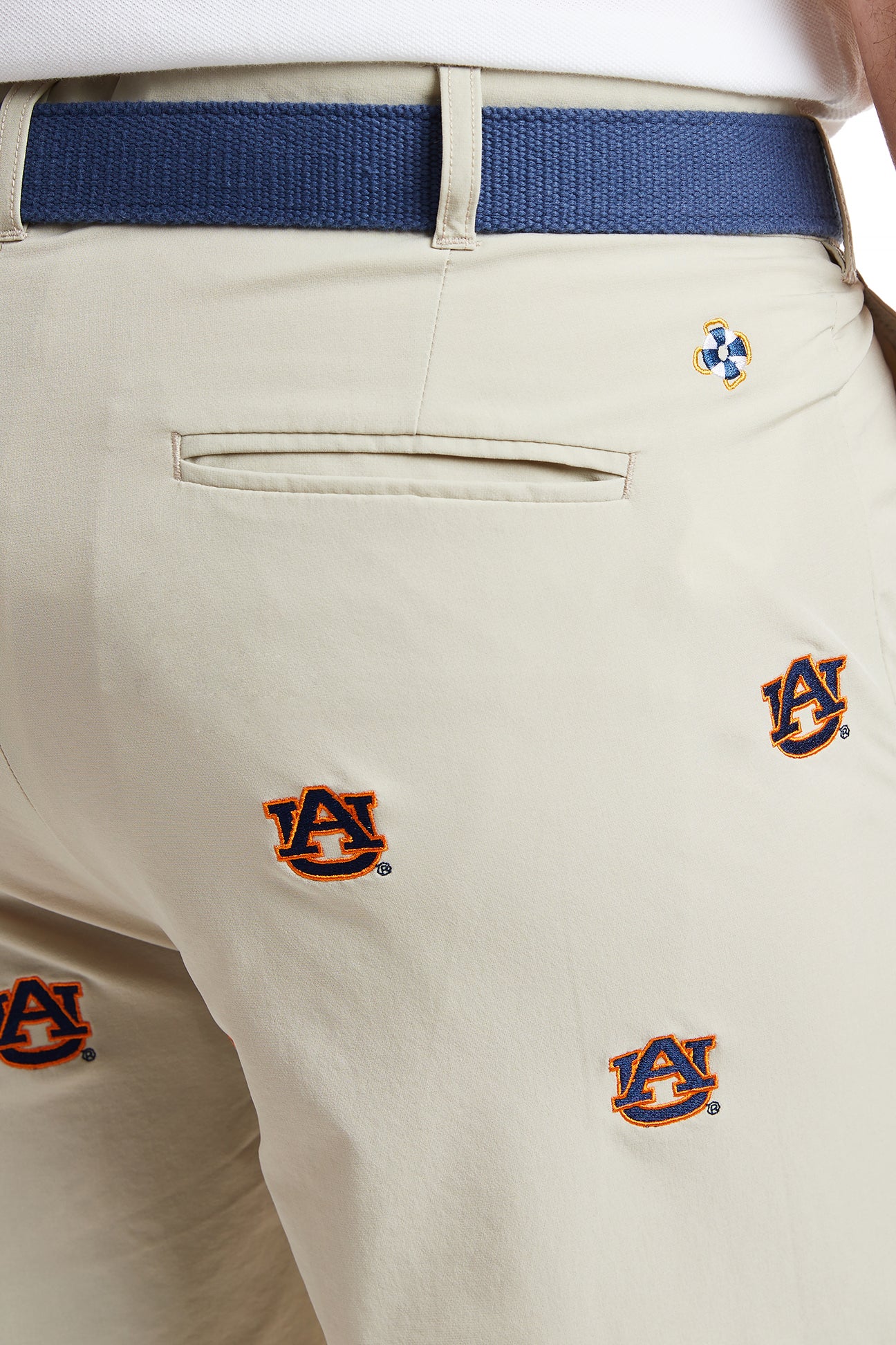 Collegiate ACKformance Short Khaki with Auburn University MENS EMBROIDERED SHORTS Castaway Nantucket Island