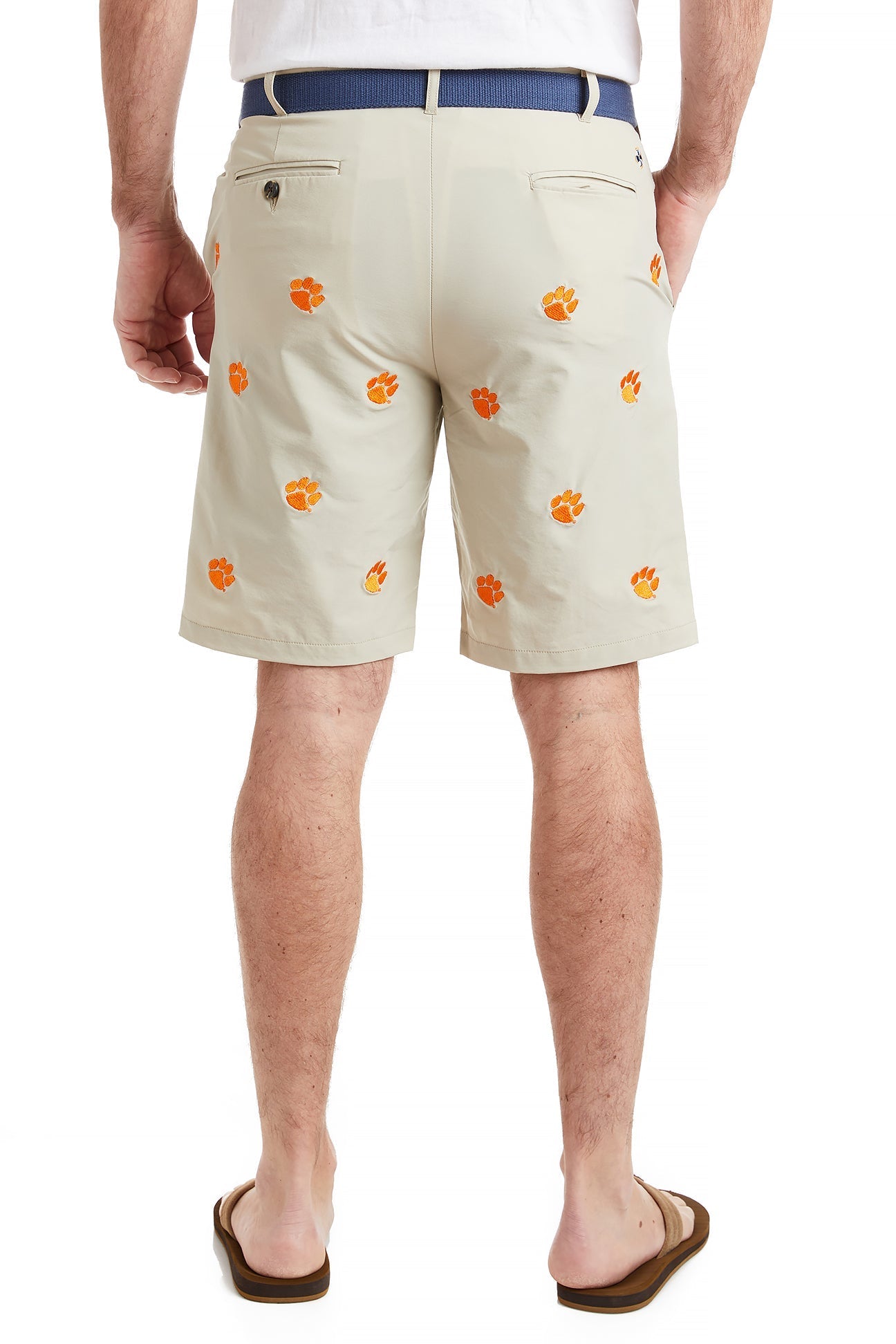 Collegiate ACKformance Short Khaki with Clemson MENS EMBROIDERED SHORTS Castaway Nantucket Island