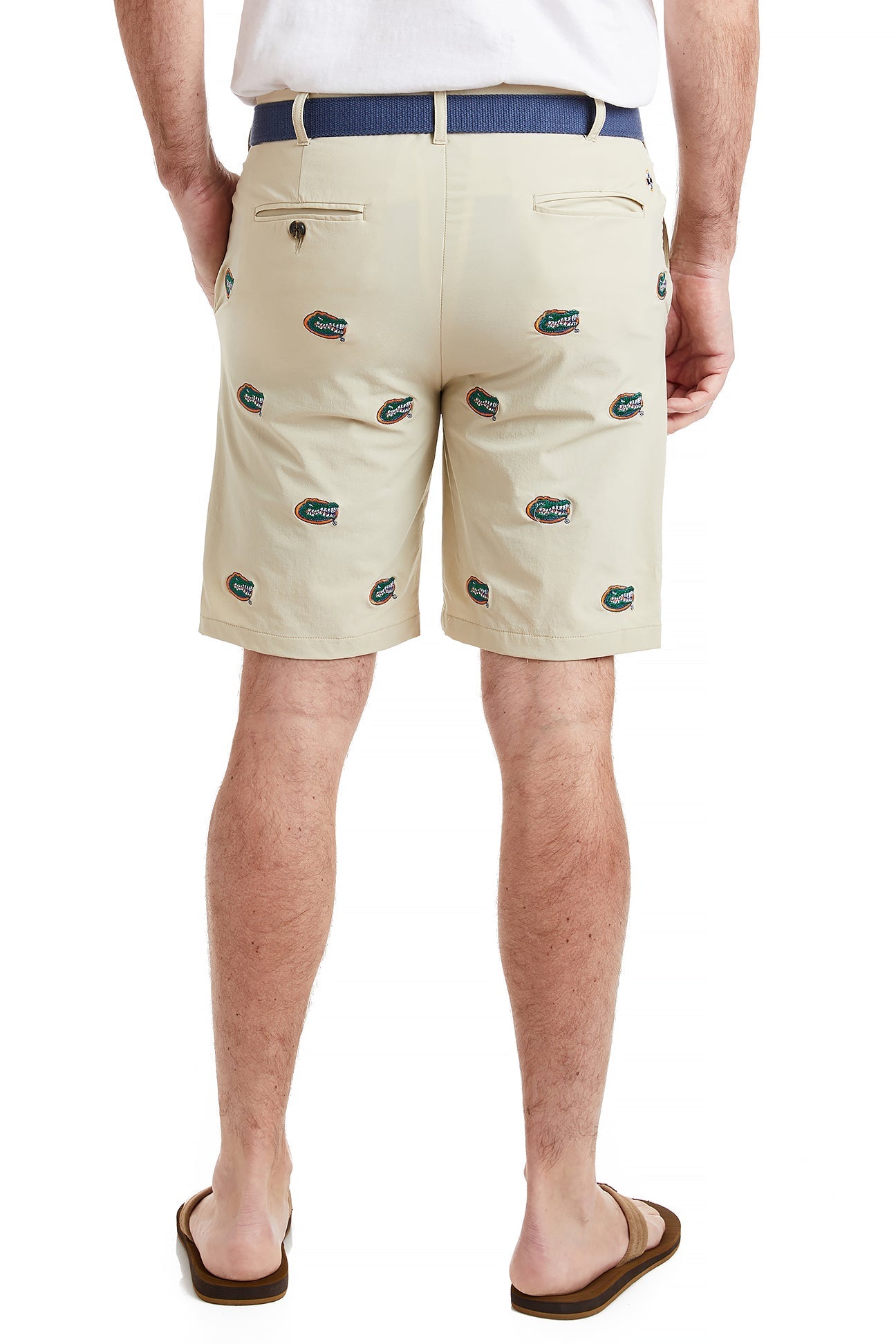 Collegiate ACKformance Short Khaki with University of Florida Gators MENS EMBROIDERED SHORTS Castaway Nantucket Island