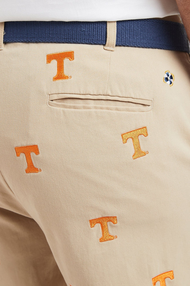 tennessee orange dress pants Collegiate Pant Khaki with Tennessee 35 / Khaki / 30