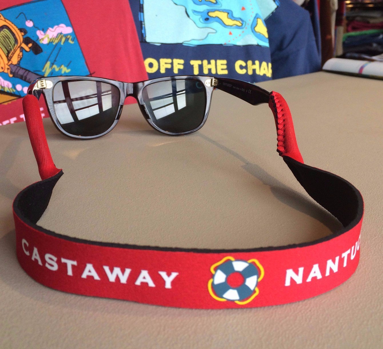 Croakies Red - ACCESSORIES NO GOOG SHOP - Castaway Nantucket Island
