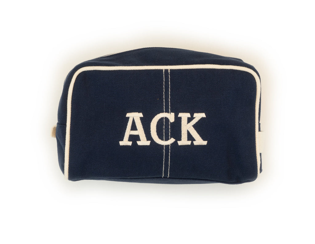 Dopp Kit Personalized With A Monogram - ACCESSORIES NO GOOG SHOP - Castaway Nantucket Island