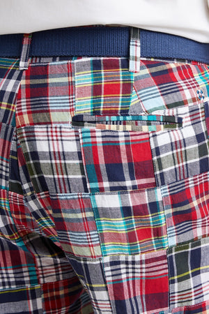 Harbor Pant Chancellor Patch Madras Mens Pants Castaway Nantucket Island