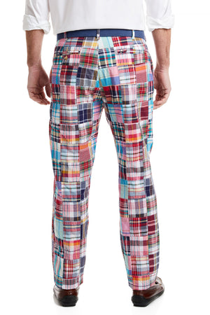 Harbor Pant Hingham Patch Madras Mens Pants Castaway Nantucket Island