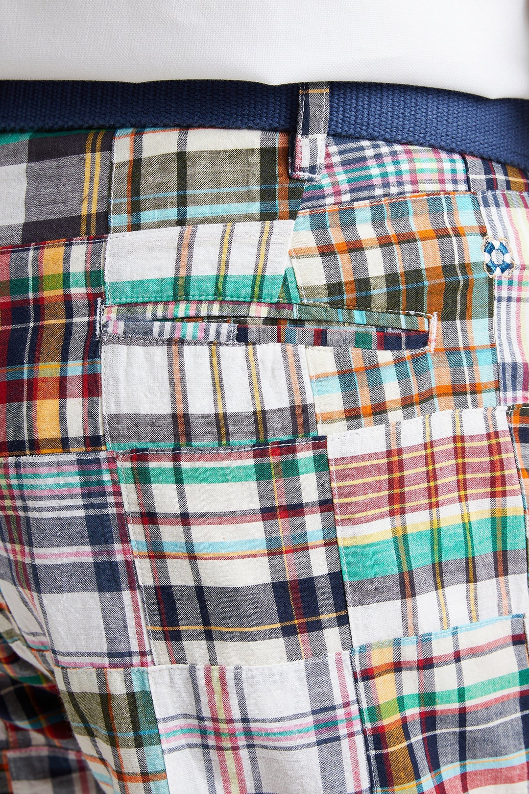Castaway Mens Authentic Patch Madras Pant Osterville Plaid