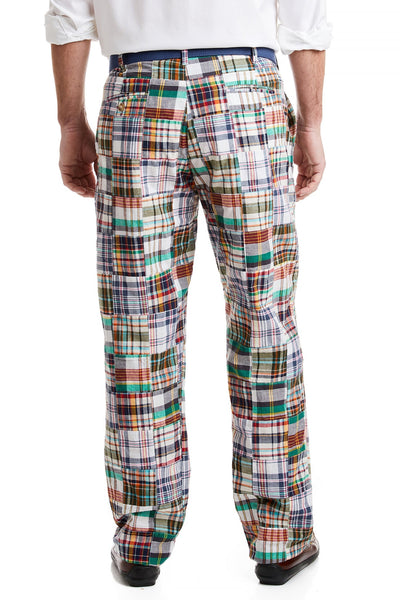 Harbor Pant Osterville Patch Madras MENS PANTS Castaway Nantucket Island