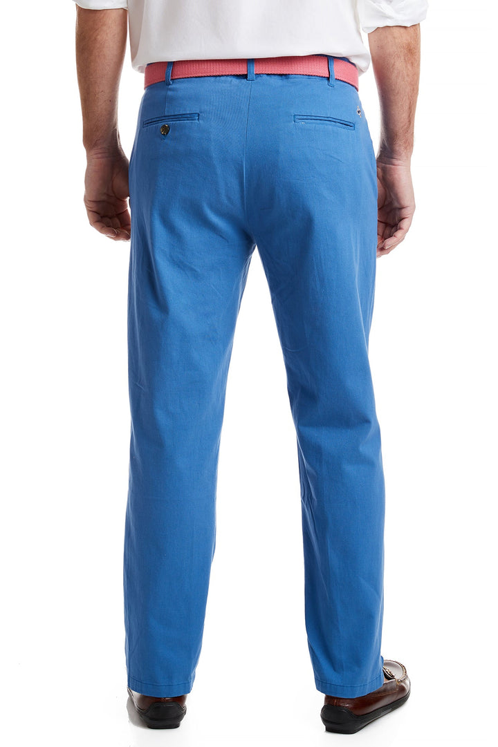 Castaway Mens Chino Pant Stretch Twill Deep Ocean Blue – Castaway