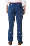 Harbor Pant Stretch Twill Nantucket Navy with Fin & Tonic - Castaway Nantucket Island
