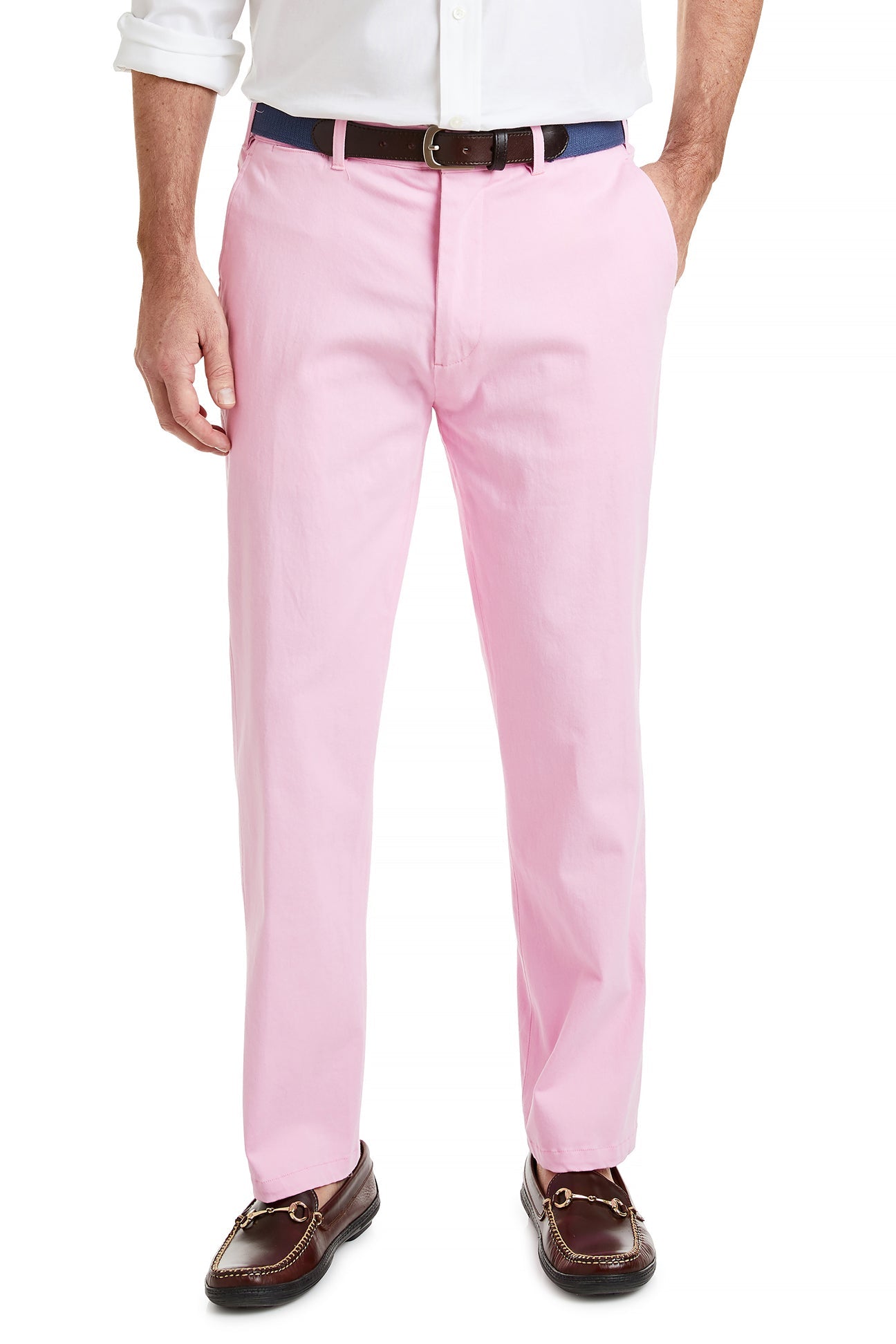 Harbor Pant Stretch Twill Pink MENS PANTS Castaway Nantucket Island