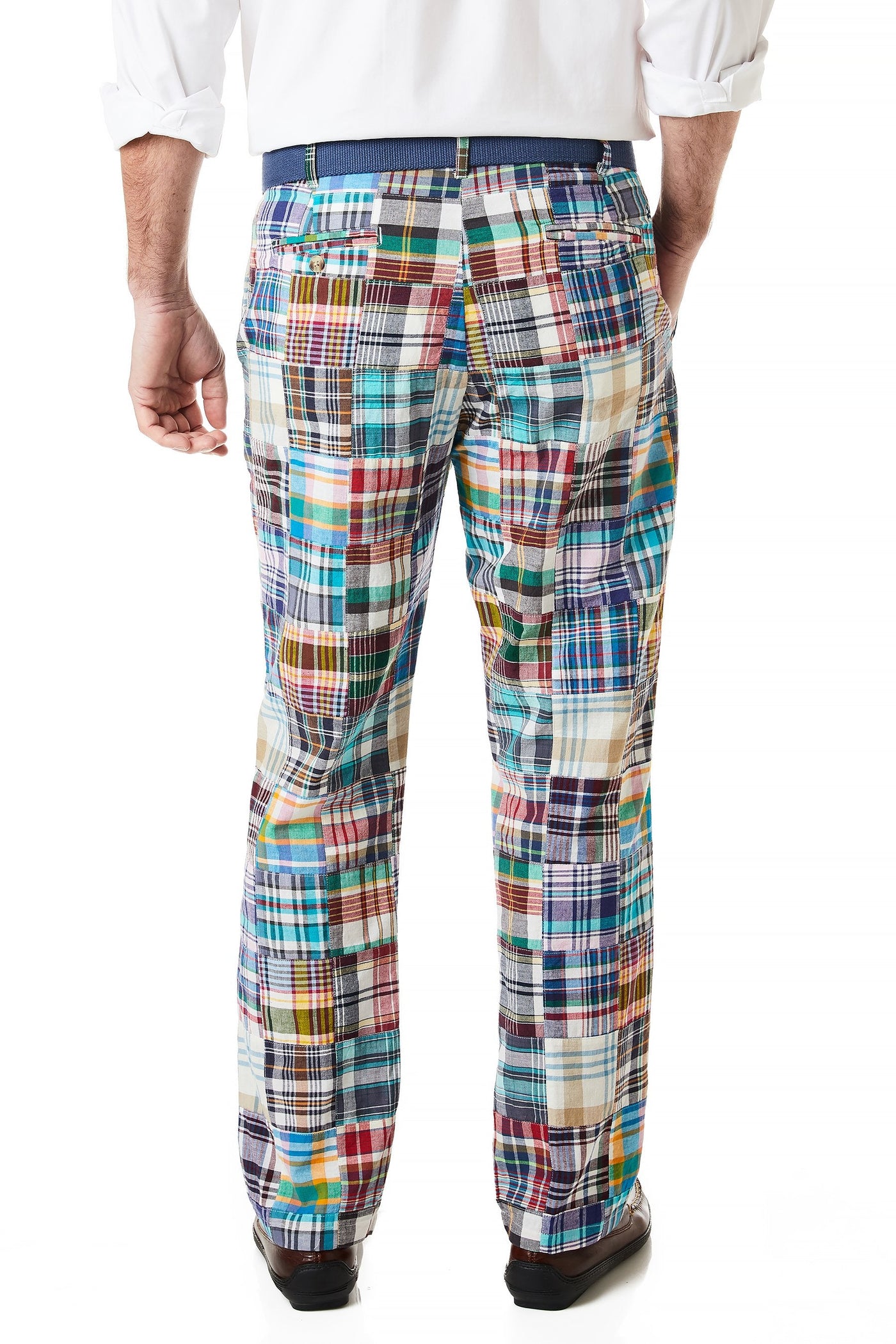 Harbor Pant Village Patch Madras - Castaway Nantucket Island