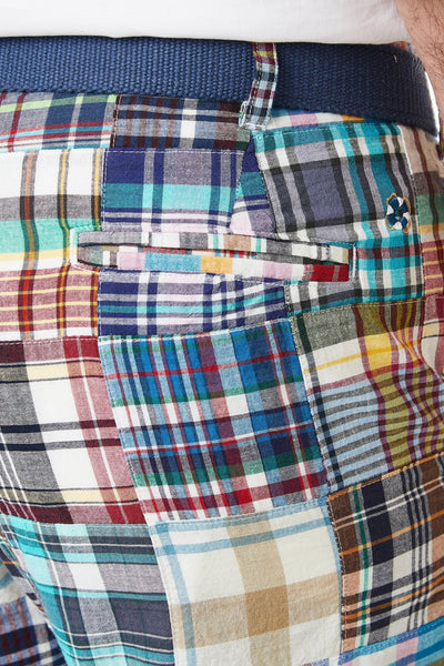 Harbor Pant Village Patch Madras - Castaway Nantucket Island