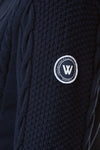 Holebrook Sweater Annika Navy WP 1/4 Zip - ARCHIVED - Castaway Nantucket Island
