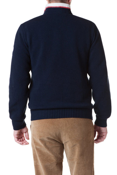 Holebrook Sweater Classic WP Navy - MENS OUTERWEAR - Castaway Nantucket Island