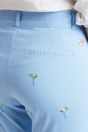 Ladies Ankle Capri Stretch Twill Liberty with Spicy Margarita LADIES PANT Castaway Nantucket Island