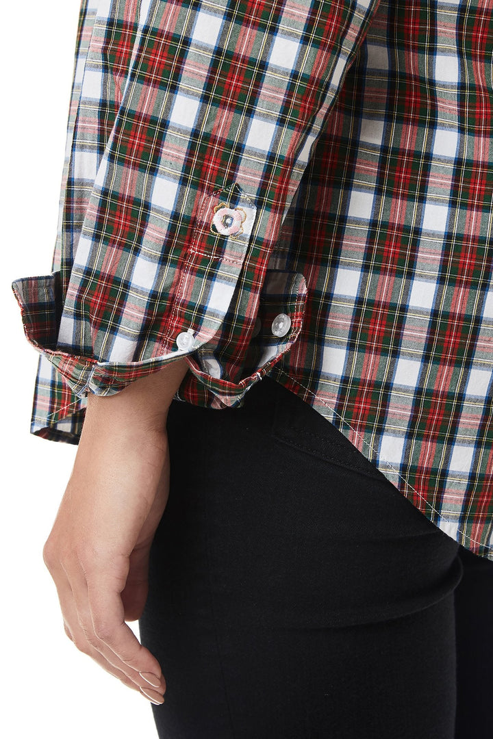 dress stewart tartan shirt Club Room Men's Stewart Tartan Regular-Fit Dress Shirt, Macy's Exclusive - Red