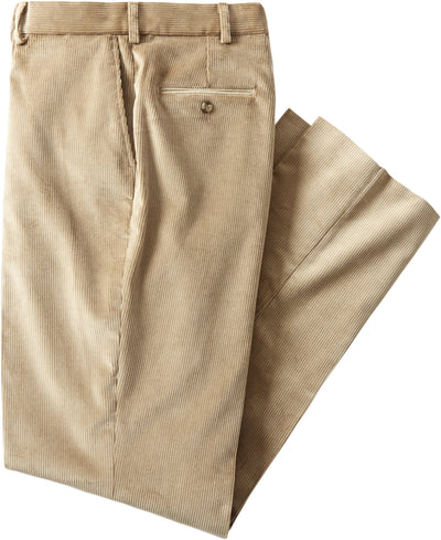 Men's English Stretch Cord Pant Khaki - Castaway Nantucket Island