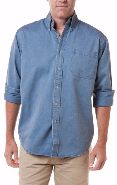 Murray's Toggery Shop Nantucket Blue Workshirt - ARCHIVED - Castaway Nantucket Island