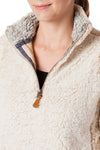 Nordic Fleece Victoria Sherpa Pullover Oatmeal - Castaway Nantucket Island