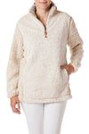 Nordic Fleece Victoria Sherpa Pullover Oatmeal - Castaway Nantucket Island