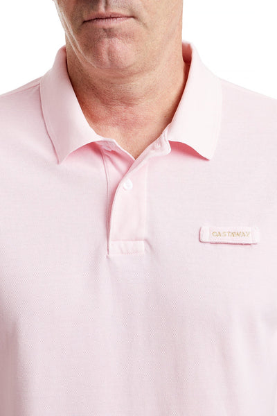 Onshore Polo Shirt Pink POLOS & TEES Castaway Nantucket Island