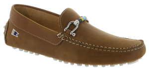 Riomar Deck Driver Crazy Horse Tan w/Riomar Burgee Bearing - Castaway Nantucket Island