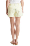 Sailing Short Stretch Twill Neon Yellow with Spicy Margarita LADIES SHORTS Castaway Nantucket Island