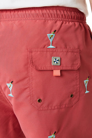 Sandbar Swim Suit Cayenne with Martini - Castaway Nantucket Island