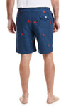 Sandbar Swim Suit Deep Ocean Blue with Lobster MENS BATHING SUITS Castaway Nantucket Island