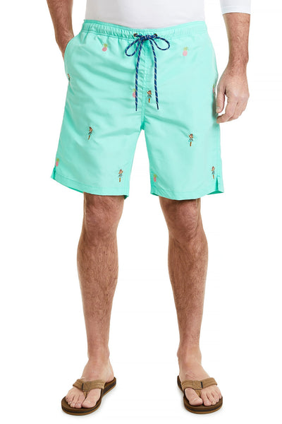 Mens pineapple on sale bathing suit