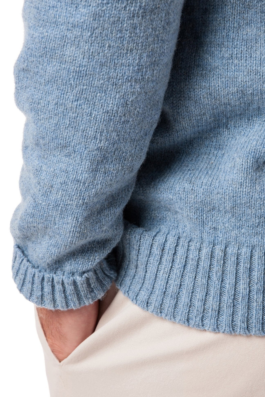 Men's shetland wool crewneck sweater hotsell