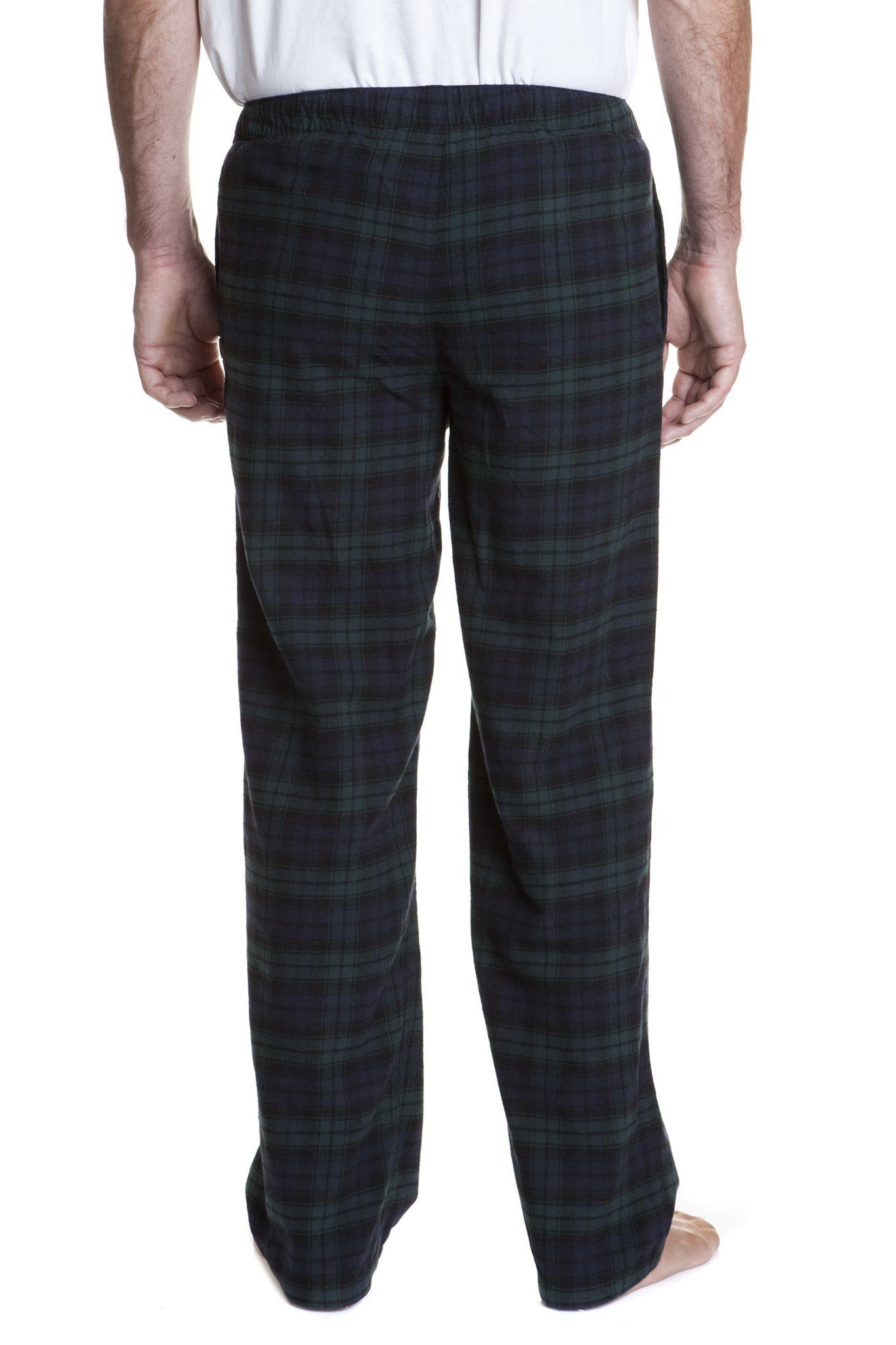 Mens Holiday Sleeper Pant Flannel Blackwatch Plaid – Castaway