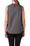 Sleeveless Top Festive Plaid - Castaway Nantucket Island
