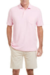 Terry Cloth Polo Shirt Pink POLOS & TEES Castaway Nantucket Island