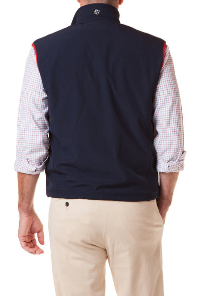 Tidal Wind Vest Nantucket Navy - MENS OUTERWEAR - Castaway Nantucket Island