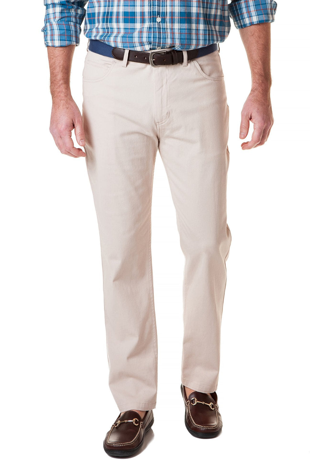 Wayfarer 5-Pocket Pant Stretch Twill Stone - Castaway Nantucket Island