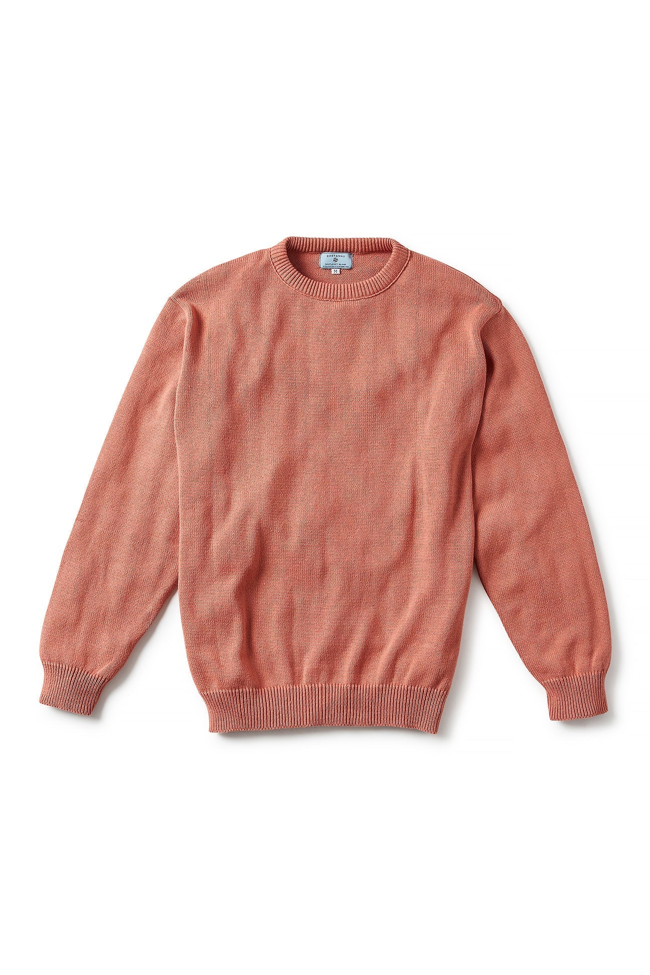 Yachtsman Crewneck Sweater Brick Red MENS OUTERWEAR Castaway Nantucket Island