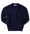 Yachtsman Crewneck Sweater Navy - MENS OUTERWEAR - Castaway Nantucket Island
