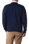 Yachtsman Crewneck Sweater Navy - MENS OUTERWEAR - Castaway Nantucket Island