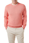 Yachtsman Crewneck Sweater Salmon - Castaway Nantucket Island