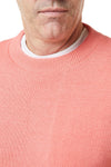 Yachtsman Crewneck Sweater Salmon - Castaway Nantucket Island