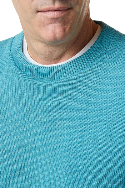 Yachtsman Crewneck Sweater Seafoam - Castaway Nantucket Island